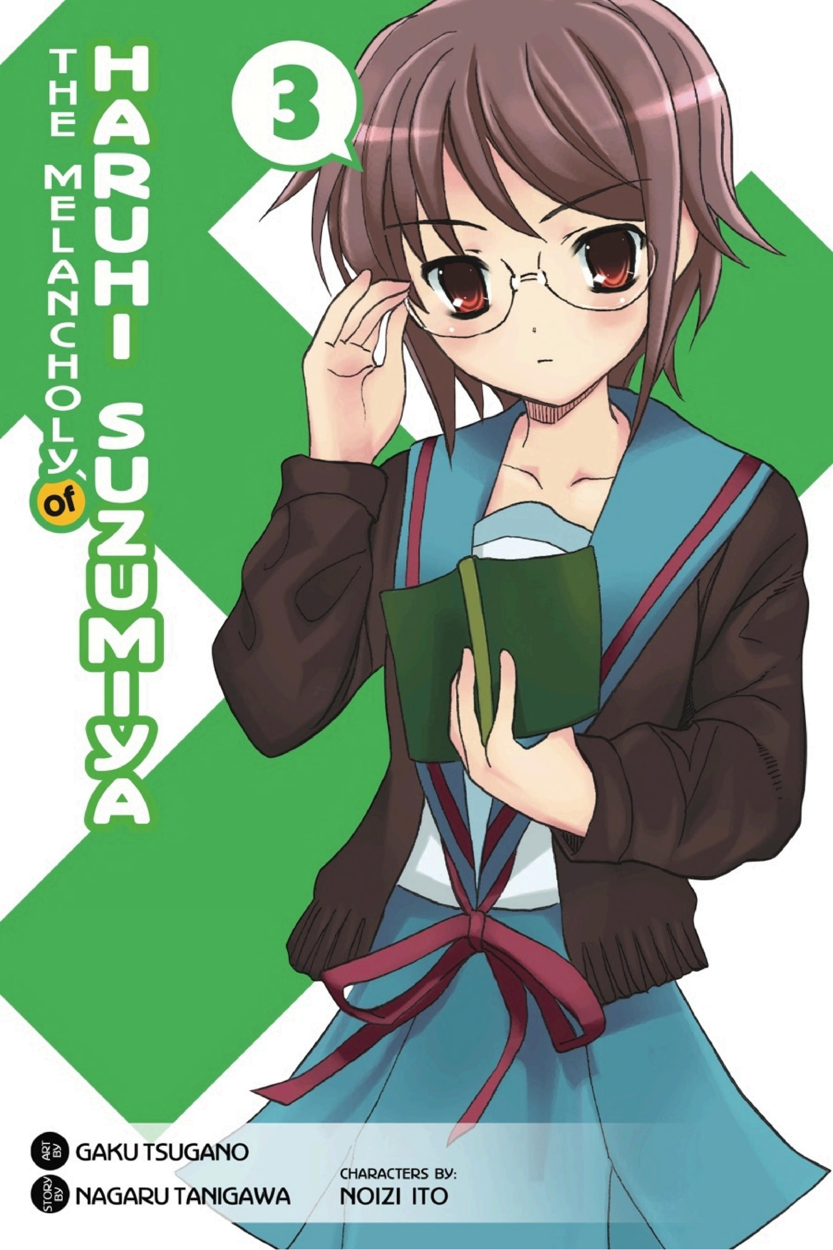 Cover of The Melancholy of Haruhi Suzumiya, Vol. 3 (Manga)